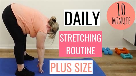 Plus Size Morning Stretch Exercise Routine for Obese  .